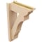 Ekena Millwork 5 1/2-in W x 14-in D x 22-in H Balboa Trad Rough Cedar Woodgrain TimberThane Outlooker, Primed Tan OUTUR055X14X22BOA04RCPR - alternate 4